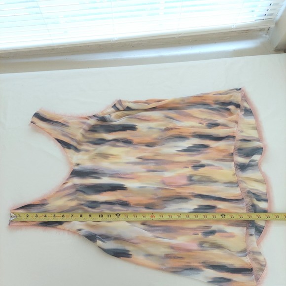 Torrid Women's Georgette Raw Edge Tank - Picture 8 of 9